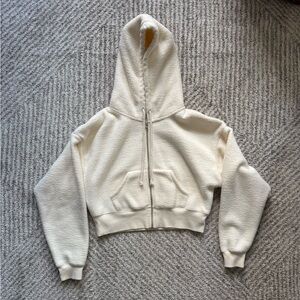 Madewell MWL Sherpa Zip Up Hoodie